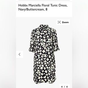 Hobbs London Marciella floral tunic dress